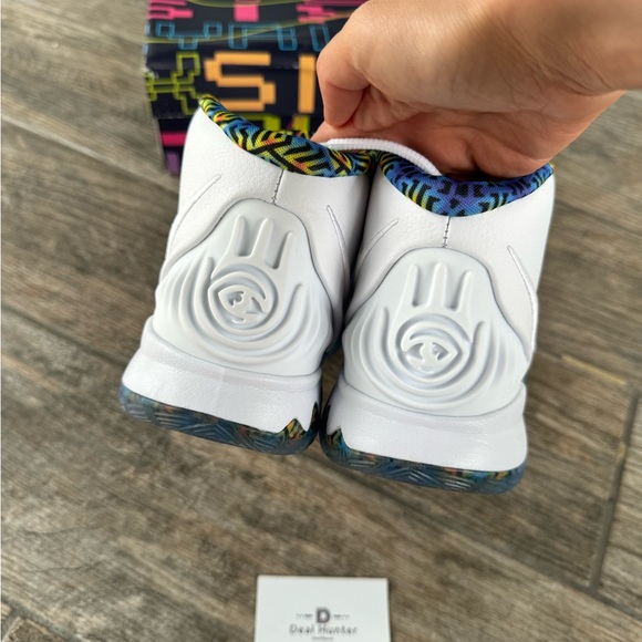 kyrie 6 white sapphire crimson